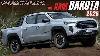 Nueva RAM DAKOTA 2026:  ya es oficial | DIESEL  y 4x4, anti HILUX y RANGER.⚡️