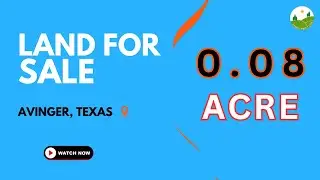 0.08  acre land for sale in Avinger, Texas [37575]