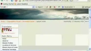 Upload a File: Touching Your World Ministries