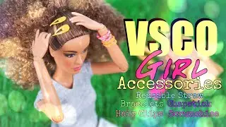DIY - How to Make: 5 EASY VSCO Girl Miniature Accessories | Chapstick, Scrunchies & more