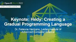 Keynote: Hedy: Creating a Gradual Programming Language - Dr. Felienne Hermans