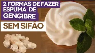 Como fazer espuma de gengibre sem sifão. Como fazer espuma de Moscow mule caseira