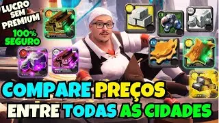 VÍDEO LONGO, MAS VALE CADA MINUTO | Como Ganhar MUITA Prata com FLIP de RECURSOS no Albion Online