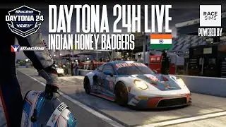 Indian Honey Badgers Return! 🦡 | Daytona 24H iRacing Special Event LIVE | Powered by Race Sims