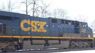 2 Trains at once!, A double stack and TOFC train within seconds of eachother 18/2/20