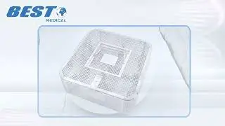 Orthopedic power drill sterilization case, Surgical instrument storage basket, surgical drill basket