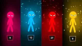 Режим турнира Stickman Party – эпическая битва для 1, 2, 3 и 4 игроков!