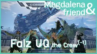 「PSO2:NGS」5-man Falz UQ the Crew | Techter Gameplay