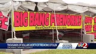 $120K worth of fireworks stolen from Orlando stand