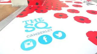 The Square Camberley marks Armistice Day 2020