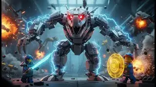 TOY WAR SAGA  - Attack of the Mecha Raptors 🧩⚙️ - LEGO TOY ANIMATION