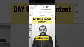 AI Content Detectors / Ep. 052 of Daily #dvoventure / #aicontent