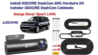 AZDOME M300S DashCam Install with Hardwire Kit in Range Rover Sport L494 #azdome @CarryMinati