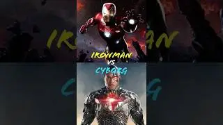 Ironman vs Cyborg who'd win - Epic Battle #shorts #ironman #cyborg #mcu #dc #fyp #viral