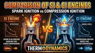 Comparison of Spark Ignition and Compression Ignition Engines/Comparison of SI & CI Engines