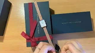 Unboxing Daniel Wellington watch | QUADRO PRESSED MELROSE | 2022