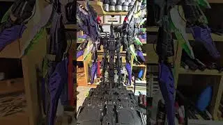 Sky Defender with Kosmos LED's backpack frame #gundam #gunpla #skydefender #plamo #led