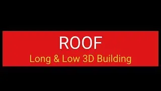 Roof-Long & Low 3D Paper Building