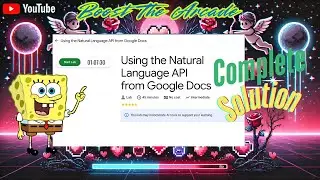 Using the Natural Language API from Google Docs | GSP126 | Boost The Arcade