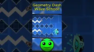 Geometry Dash Wave School... #gd #geometrydash #shorts