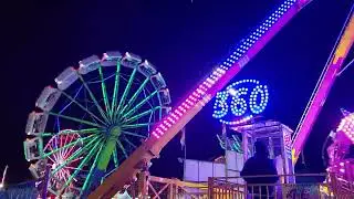 Puyallup Fair on Friday, 13th, 2024! 360 Revolution Ride in WA State USA 🇺🇸