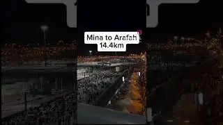 Walking distance during hajj #shorts #hajj2024  #hajj1445