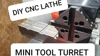 Мини-токарный револьверный станок с ЧПУ своими руками, сборка linuxCNC