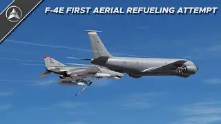 DCS World | F-4E | First Aerial Refueling Attempt