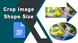 How to crop a picture into a shape size in google docs