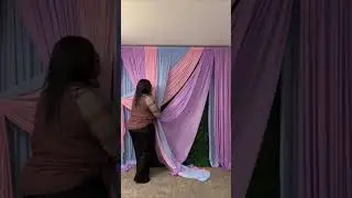 Event Draping #draping #backdrop #howto