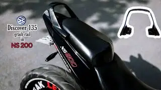 DISCOVER GRAIB RAIL IN NS 200 😍 PERFECTLY FIT IN MY NS 200..? || #PROJECTPANTHER  #modified #vlog