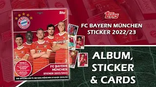 TOPPS FC Bayern M&uuml;nchen 2022/23 Sticker Set - ALBUM, STICKER & CARDS