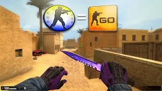 MOD transforma CS: SOURCE em CS:GO c/ SKINS DE GRAÇA (o melhor CS para PC FRACO)