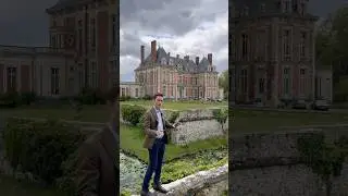 Французский замок XVII века недалеко от Парижа (antiquaires en immeubles) #история #замок #францу...