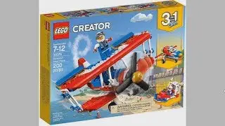 2017 LEGO Creator 31076 Daredevil Stunt Plane - instruction timelapse