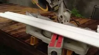 Styrofoam Crown Molding - Cutting Position
