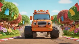 Monster Vehicles Dance 🚜🔥🎵 | Fun Kids Song to Learn Vehicles and Movement