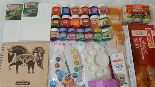 Art Supply Haul | Return Gift Option For Kids  #artsupplyhaul #trending#giftideas#canvaspainting