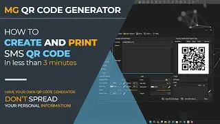 How to Create a SMS QR Code with MG QR Code Generator