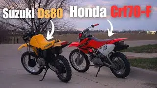 Crf70 & DS80 First Springtime Ride 