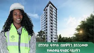 ህንጻዎችን በዚህ ፍጥነት እየገነባን እንገኛለን