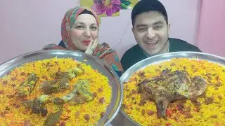 تحدى اكل كبسة اللحم ضد كبسة الدجاج + العقاب طال انتظاره ...!