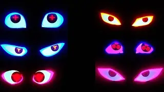 Sharingan Rinnigan Naruto Eyes 4K Motion Background 1hour No sound Animation
