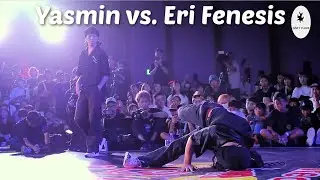 Bgirl Yasmin vs  Eri Fenesis. Top 4. Judge's angle  Red Bull BC One All-Japan grand final