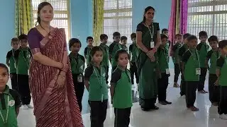 👩&zwj;🏫 UKG Class Students' Spelling Learning Activity 🌟 #kids #learningactivity