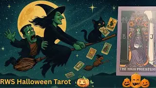 🧙‍♀️ Enchanted Shadows & Spooky Readings 🌒 | RWS Halloween Tarot Deck Walkthrough