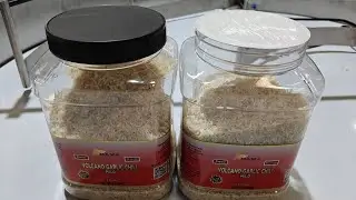 #Automatic rice weigher filling machine, #Dual head square jar screw capper, three side labeler line