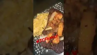 Just because  #steaks #rice #food #jcfamily