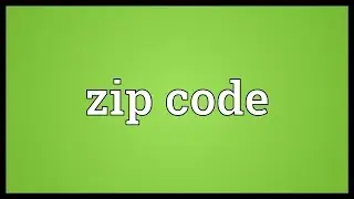 Zip code Meaning
