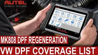Регенерация сажевого фильтра VW Autel MK808